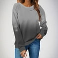 thumbnail image 1 of FDGIU Spooky Season Cute Ghost Graphic Women's Halloween Sweatshirt Oversized Crewneck Pullover Long Sleeve Casual Top Halloween Shirts for Women, 1 of 4