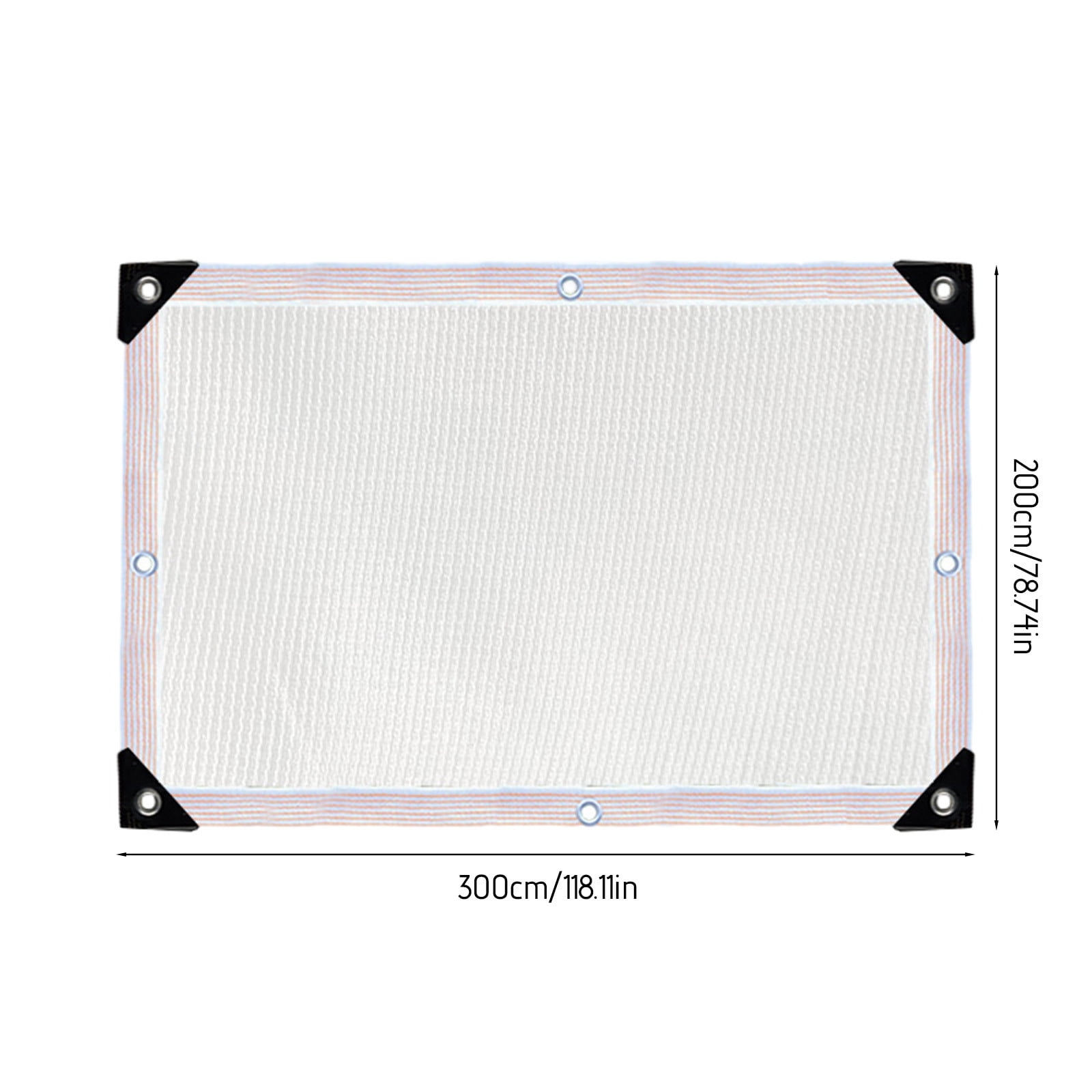 FDGIU Sun Shade Shade Cloth Sunblock Mesh Cover Taped With Grommets Sun Net For Pergola Plants Greenhouse Gardens Patio Outdoor Sun Awning