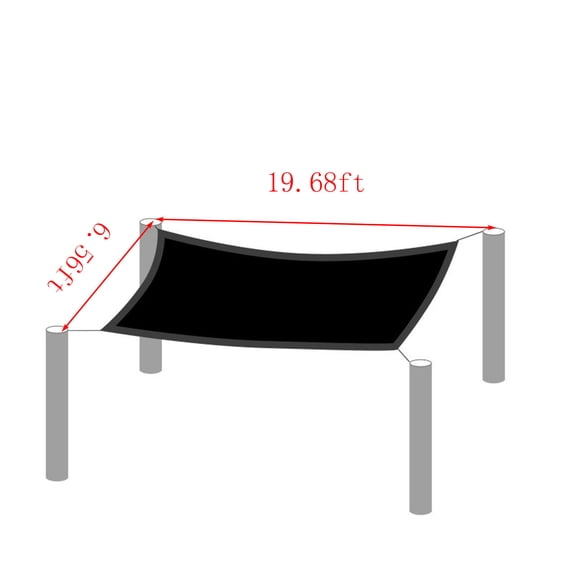 FDGIU Sun Shade Sun Shade,Outdoor Sunshade Swimming Pool Sun Awning - 95% Sunshine Protection Rectangle Shade Sunshine Block For Patio Garden Outdoor Facility Outdoor Sun Awning