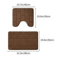 thumbnail image 1 of FDGIU Toilet Mats Anti - Slip Floor Mat Set - Durable, Absorbent, Stylish & Safe for Bathroom & Kitchen;Memory Foam Bath Mat Set, 1 of 6