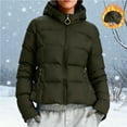 thumbnail image 1 of FDGIU Winter Women's Long Lightweight Puffer Jacket, Hooded Warm Insulated Long Sleeve Coat for Everyday, 1 of 7