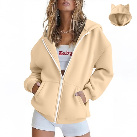 FDGIU Women's 2025 Oversized Hoodie Dress - Long Sleeve Tunic Sweatshirt with Pockets, Soft Fleece Fall Winter Clothes