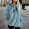 thumbnail image 1 of FDGIU Women's 2025 Oversized Hoodies - Fleece Lined Long Sleeve Sweatshirts with Pockets, Warm Winter Pullover for Fall Outfits, 1 of 4