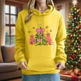 thumbnail image 1 of FDGIU ‌Women's Christmas Hoodies 2025 - Oversized Xmas Tree Print Sweatshirt, Long Sleeve Holiday Pullover Tops, 1 of 4