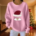 thumbnail image 1 of FDGIU Women's Christmas Sweatshirt 2025, Cute Funny Graphic Print Pullover, Long Sleeve Crew Neck Keep Warm Holiday Top, 1 of 4