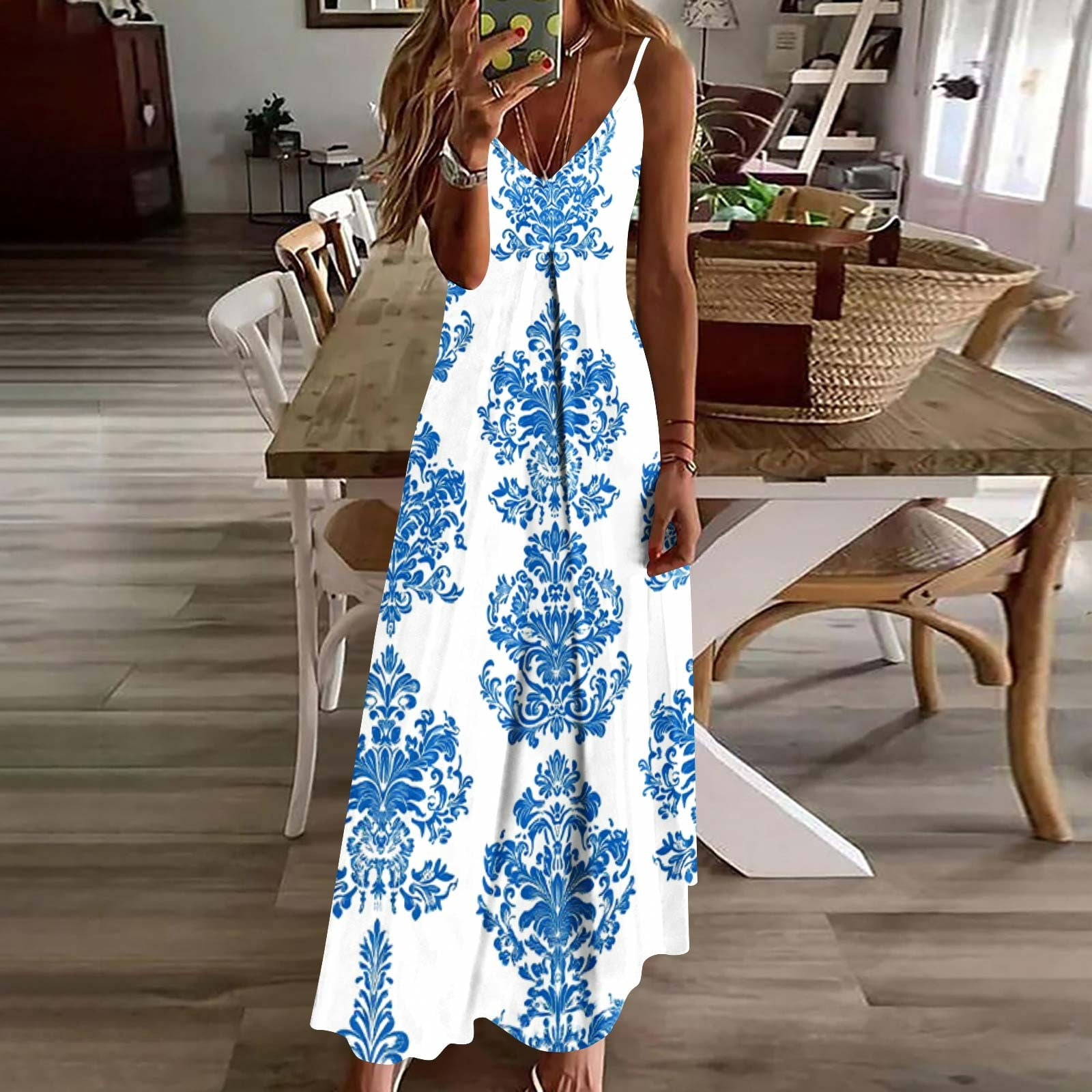 loose flowing dress Zeagoo Womens Casual Short Sleeve Pleated Loos Please refer to our own size chart and you can find it in our pictures or from the description Fdgiu Women's Daily Wear Maxi