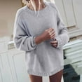 thumbnail image 1 of FDGIU Women's Oversized Sweater, Ribbed Knit Crewneck Pullover, Casual Loose Long Sleeve Tops Comfy Knitted Lightweight, 1 of 6