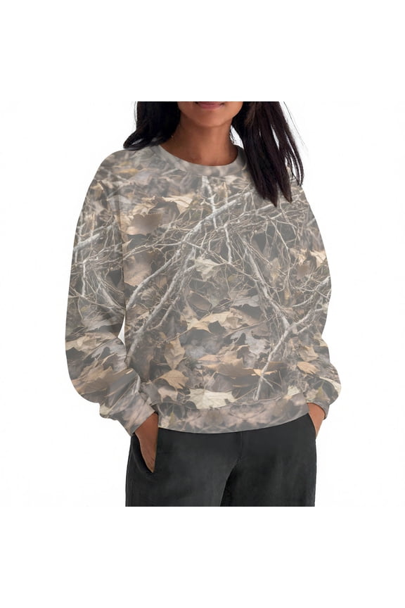 Women's Oversized Sweatshirts 2025 - Fleece Pullover Crewneck Long Sleeve, Comfy Fall Winter Tops Casual Outfits