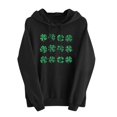 thumbnail image 1 of FDGIU ‌‌‌‌‌Women's Plus Size Saint Patrick's Day Sweatshirt - Oversized Green Shamrock Print Long Sleeve Pullover, 1 of 6