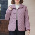 thumbnail image 1 of FDGIU Women's Quilted Jacket - Long Sleeve Full Zip Lightweight Insulated Coat, Plus Size Casual Winter Outerwear with Pockets, 1 of 6