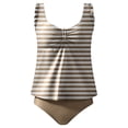 thumbnail image 1 of FDGIU ‌Women's Tankini Modest Swim Top Blouson Loose Fit Bathing Suit Top for Casual Swimming Wear, 1 of 4