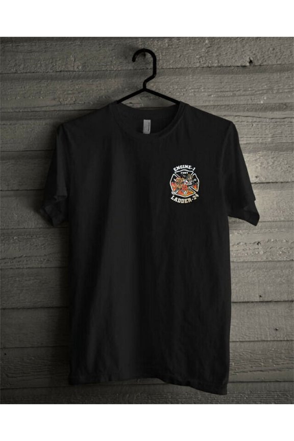 FDNY Engine One Ladder Men Graphic Design T-Shirt