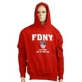 thumbnail image 1 of FDNY Men's Hoodie Sweatshirt Red, 2XL, 1 of 2