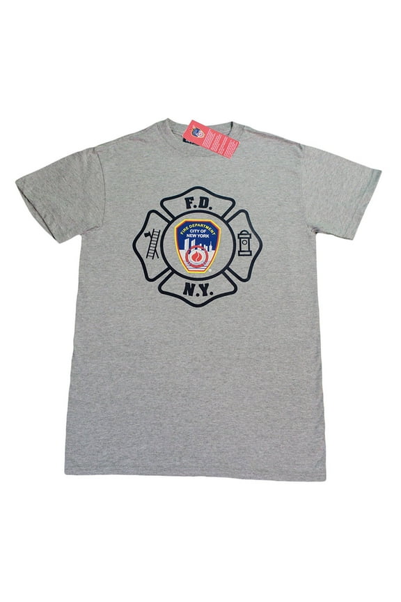 Mens Short Sleeve Screen Print T-Shirt Gray Small