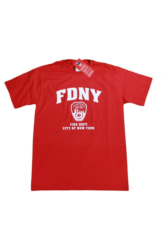 Mens Short Sleeve Screen Print T-Shirt Red Small