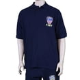 thumbnail image 1 of FDNY Official Embroidered Logo Polo Shirt Navy Medium, 1 of 2