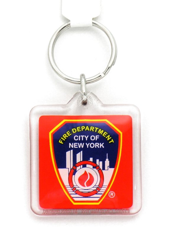 FDNY Plastic Key Chain Fire Department