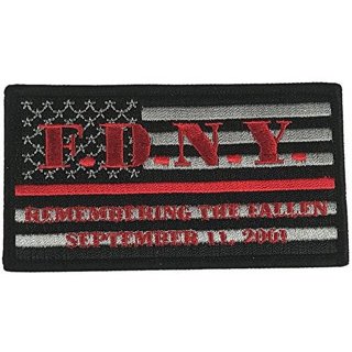 Firefighter Embroidered Patches (2-Pack) - Iron-On Or Sew-On For Jackets & Bags