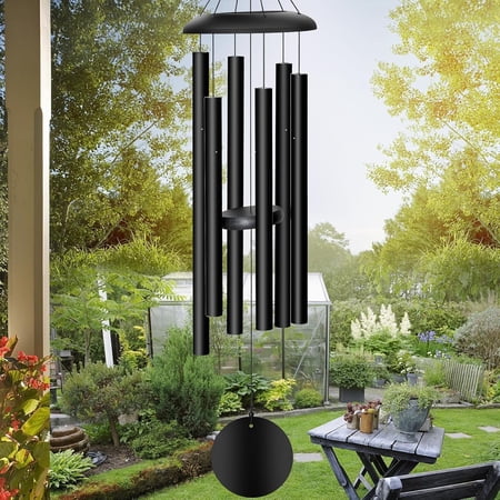 FDOCOI Wind Chimes for Outside Deep Tone,38'' Large Memorial WindChimes Outdoor,Sympathy Wind Chimes Gifts for mom/Grandma,Balcony,Garden Décor(Klein Blue)