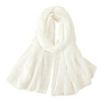 thumbnail image 1 of FDOMA Boho Cotton Scarf for Women Lightweight Floral Fashion Flower Scarves Cotton Shawl Wrap Scarf Linen Women Cotton Long Embroidered Fashion Plain and Thin Scarf, 1 of 2