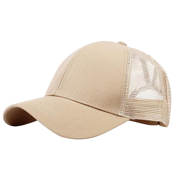 FDOMA Men Women Baseball Cap-Low Profile Adjustable Washed Cotton Golf Dad Hat Cap Mesh Sun Baseball Cap Solid Uni Outdoor Back Hat Color Baseball Caps