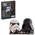 thumbnail image 1 of 4D Build, Star Wars Stormtrooper & Darth Vader Helmets 2-Pack, Ages 12 and Up, 1 of 8