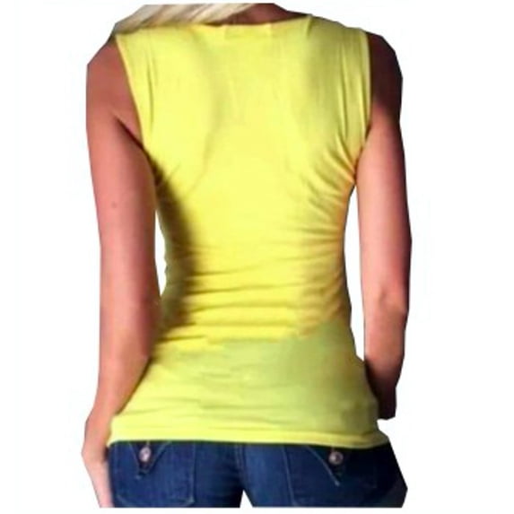 FDPlus Sleeveless V-neck Lace Stretch Top in Plus Sizes