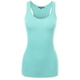 thumbnail image 1 of FDPlus Women's Casual Essential Solid Racerback Tank Top Plus Size, 1 of 1