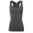 thumbnail image 1 of FDPlus Women's Casual Essential Solid Racerback Tank Top Plus Size, 1 of 1