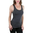 thumbnail image 1 of FDPlus Women's Casual Essential Solid Racerback Tank Top Plus Size, 1 of 2
