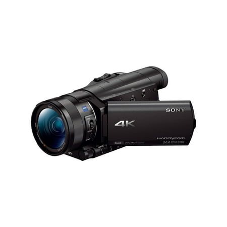 Sony - AX100 4K HD Flash Memory Premium Camcorder - Black