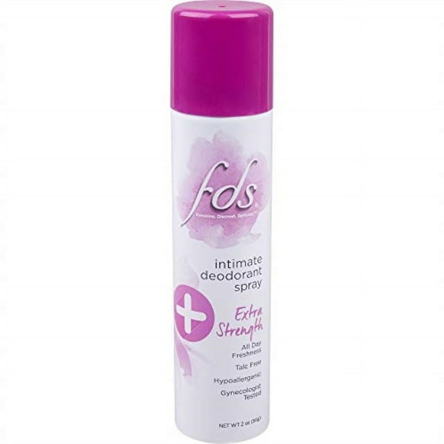FDS Feminine Deodorant Spray Extra Strength 2 oz (Pack of 3)