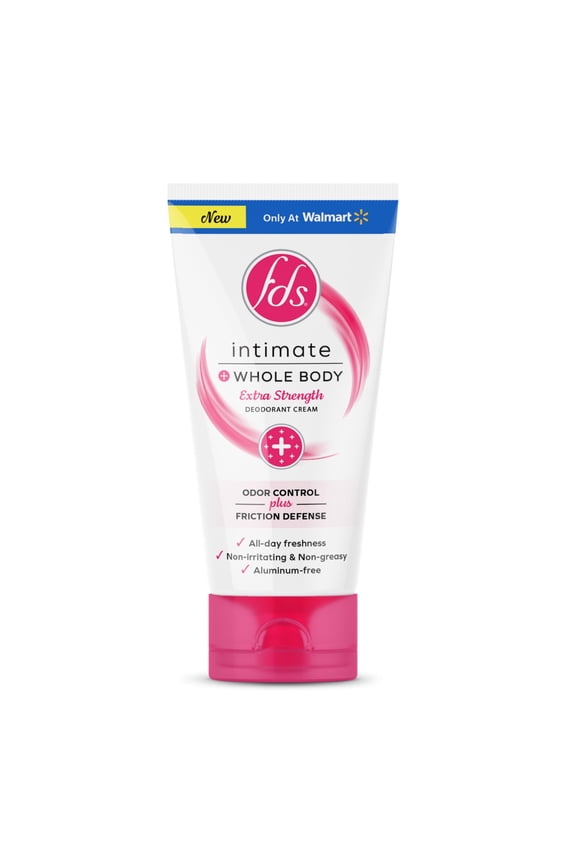 Intimate + Whole Body Extra Strength Deodorant Cream - Aluminum Free - 2.5 oz
