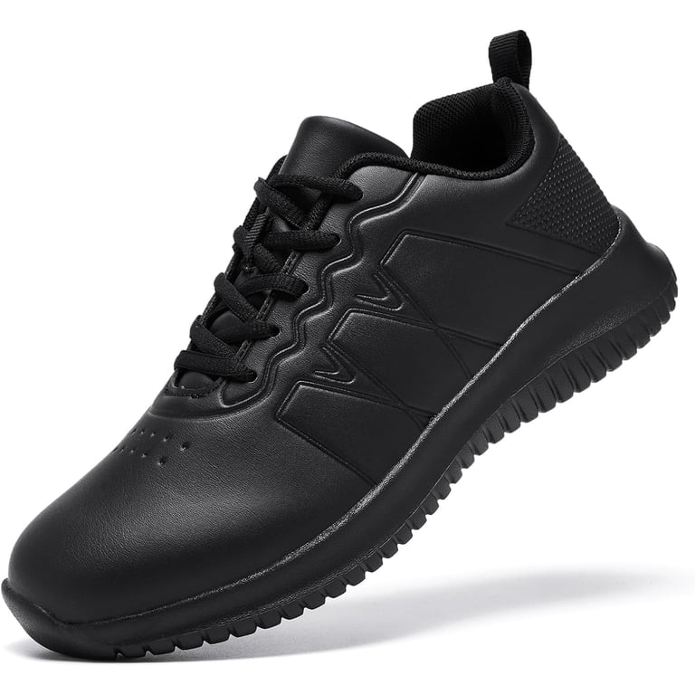 Non Slip Work Sneakers Lace Up Slip Resistant Waterproof Kitchen Chef Amazon.com: Taquco Non Slip Shoes for Men Waterproof Kitchen  main image 3