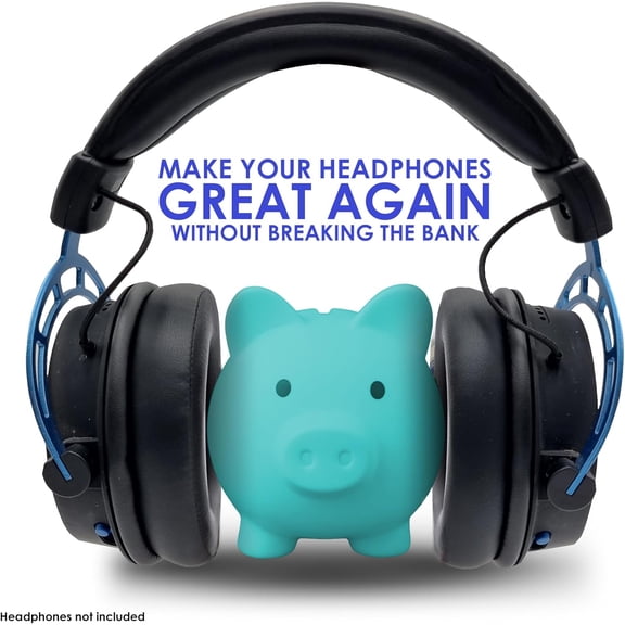 FDSLKJA-Premium Replacement Hyper X Cloud earpads Compatible with Kingston HyperX Cloud Alpha Wireless 2 Cloud 3 Wireless Flight 2 Stinger 2 Headset and More. Easy DIY Fit