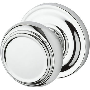 FDTRATRR260 Full Dummy Traditional Knob and Traditional Round Rose Bright Chrome Finish
