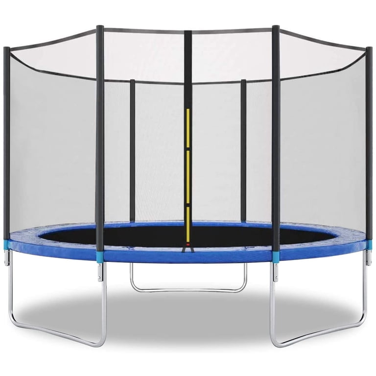 FDW 10' Kids Trampoline Combo Bounce with Jump Safety Net