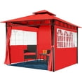 thumbnail image 1 of FDW 10' x 10' Outdoor Gazebo Canopy, Waterproof UV Protection, 1 of 7