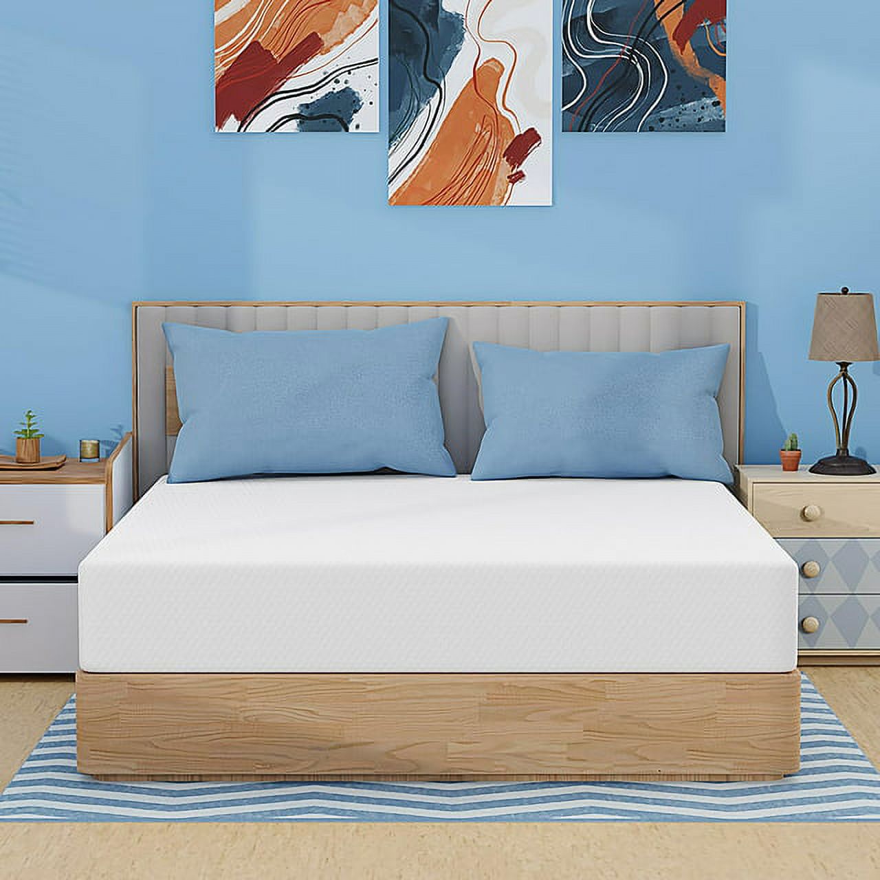 The Allswell Luxe 12" Medium Firm Bed in a Box Hybrid Mattress, King