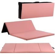 FDW 2" Thick Waterproof 6.00 x&nbsp; 4.00" Pink Gymnastics Folding Mat