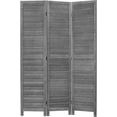 thumbnail image 1 of FDW 3-Panel Room Divider White Foldable Wooden Screen for Home Office Bedroom Restaurant 67.7" x 16.9"(Each Panel),Gray, 1 of 7