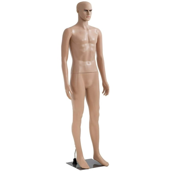 FDW 38"x30"x73" Polypropylene Adjustable Mannequin with Rotating Head & Arms