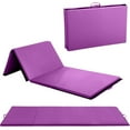 thumbnail image 1 of FDW 4'x10'x2" New Folding Panel Gymnastics Mat, Perfect for Indoor/Outdoor Exercise(Purple), 1 of 1