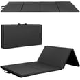 thumbnail image 1 of FDW 4'x8'x2" New Folding Panel Gymnastics Mat, Perfect for Indoor/Outdoor Exercise(Black), 1 of 7