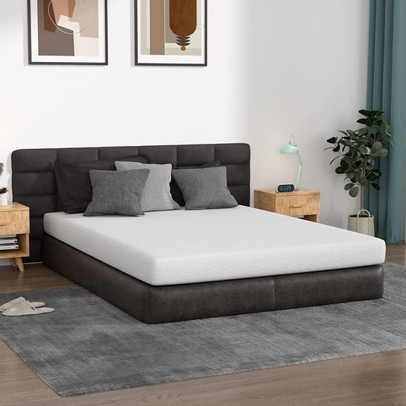FDW 5 Inch Gel Memory Foam Mattress Medium-Firm Mattress for Pressure Relief & Cooler Sleep Mattress for Kid Adults CertiPUR-US Certified Mattress in a Box, King