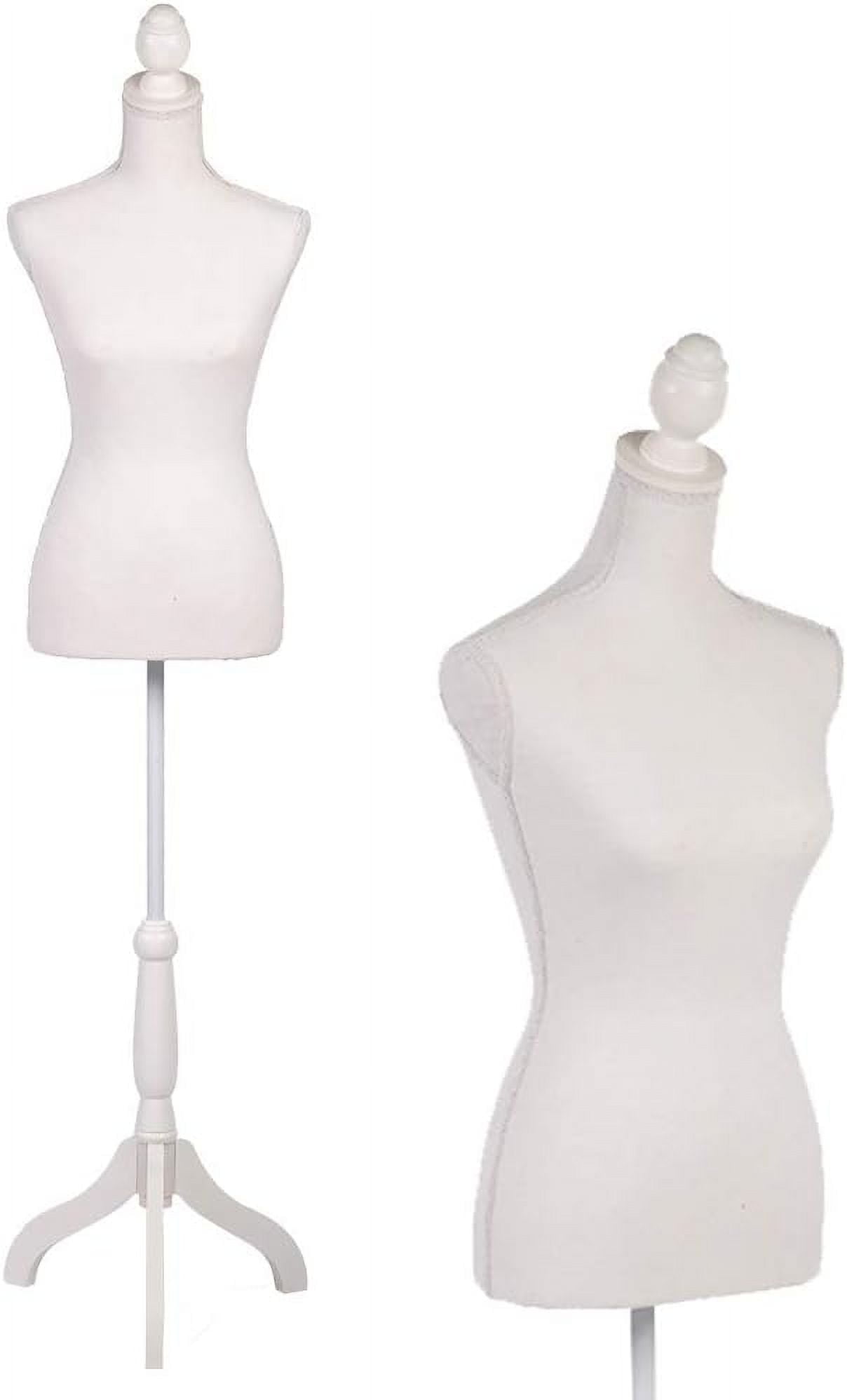 FDW 67 "H Polypropylene New Female Mannequin with Stable Stand, Perfect for Display(White)