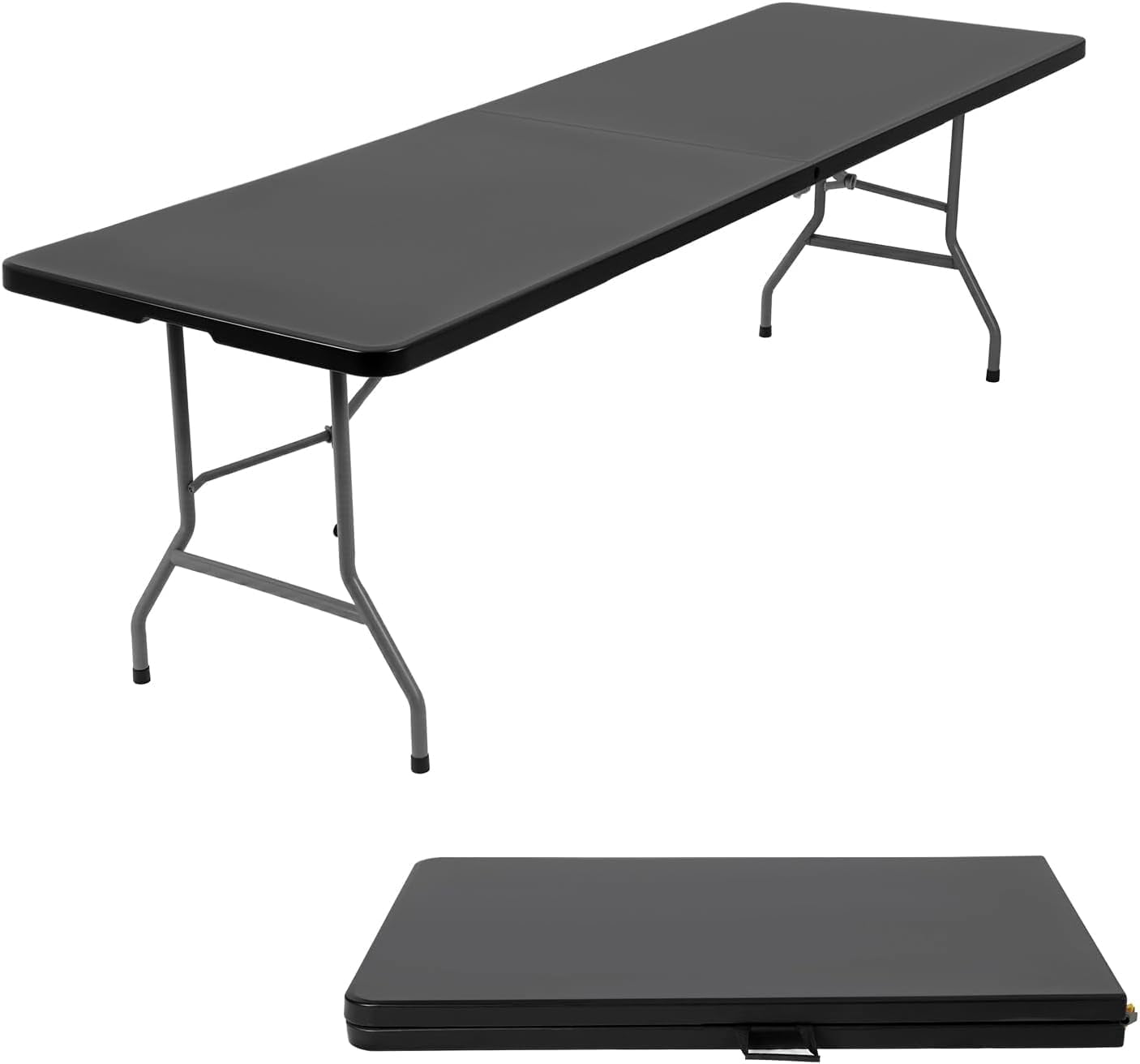 Multi Lock Hand Table FDW 8 ft Picnic Table Folding Table Fold up Table Lock for Party Event ...