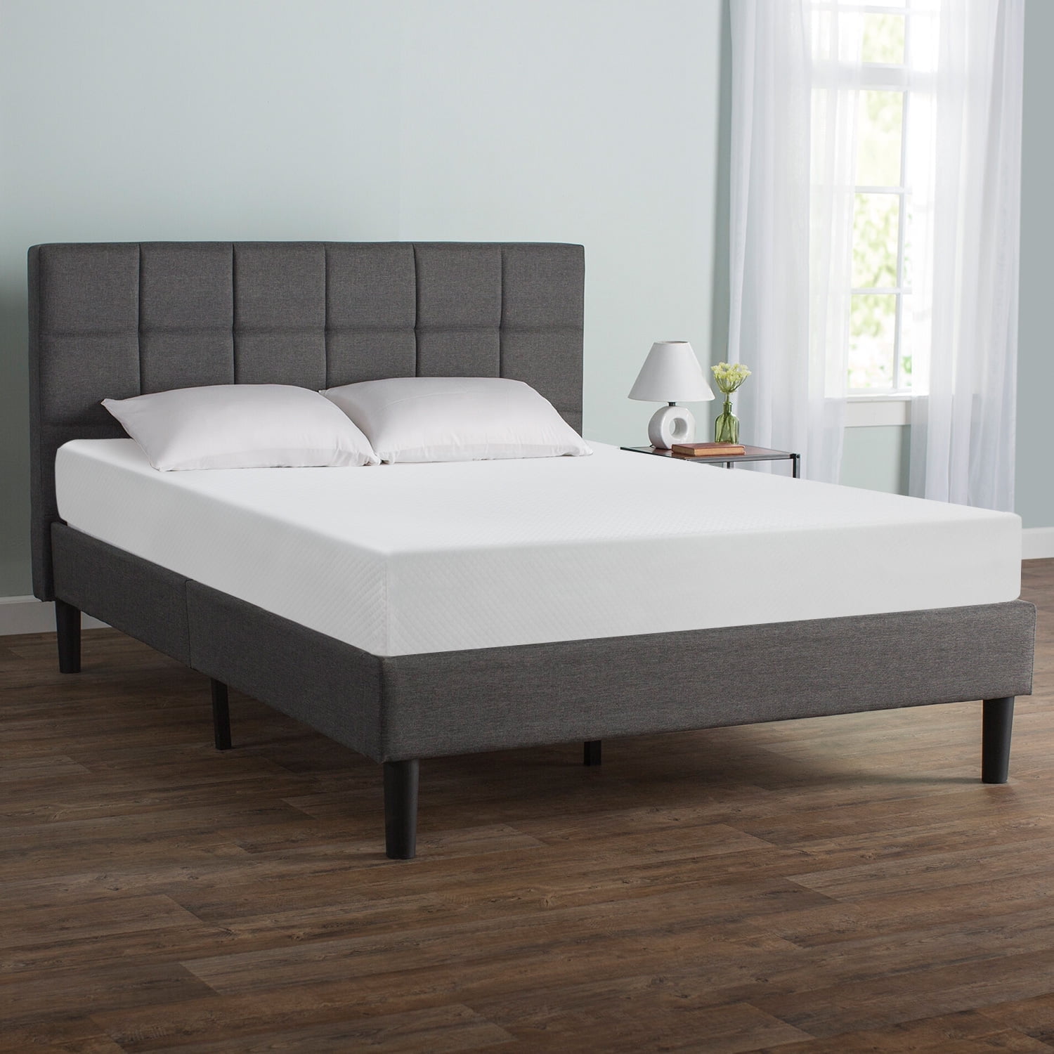 FDW 8 Inch King Gel Memory Foam Mattress Fiberglass Free/CertiPURUS