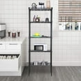 thumbnail image 1 of FDW Adjustable Storage Shelves Metal Storage Shelf for adults(Black, 16.7L×11.8W×47.6H), 1 of 7