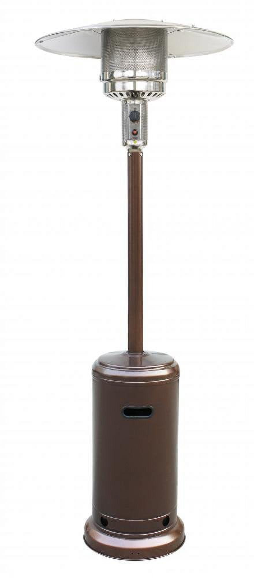 FDW Bronze Garden Outdoor Heater Propane Standing LP Gas Steel w